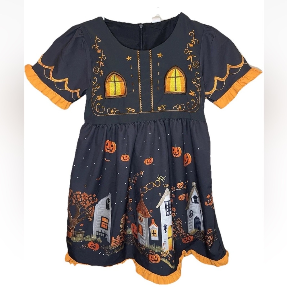 Mini Taylor Halloween Village Kids Costume Dress Size 5-6 Years EUC Halloween